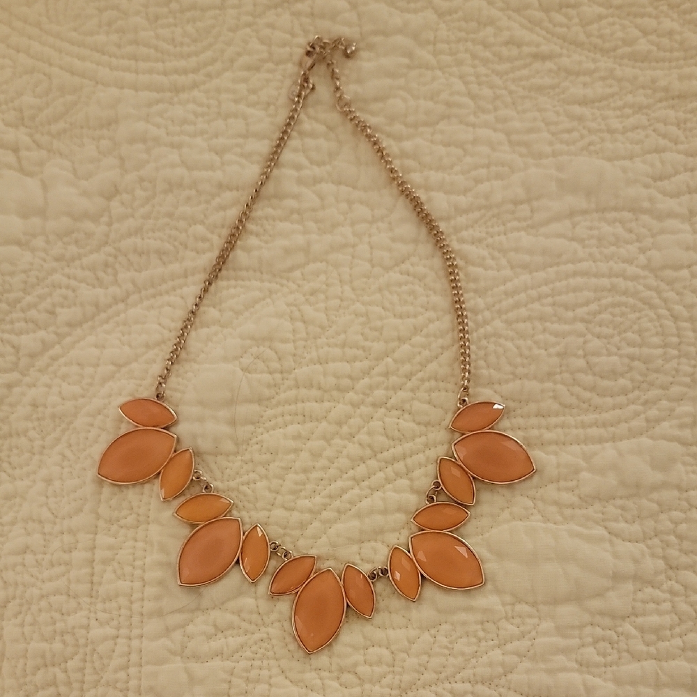 Elegant Peach Necklace